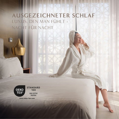 Excellence Natürlicher Topper in luxuriöser Schlafumgebung, der natürlichen Komfort und erholsame Nächte auf Hotelniveau bietet.