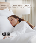 Federfreies Komfortkissen für erholsamen Schlaf und optimale Regeneration während der Nacht