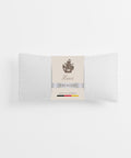 Verpackter Premium 1-Kammer-Kissen Klassiker mit hochwertiger Produktbanderole für den Premium-Schlafbereich.