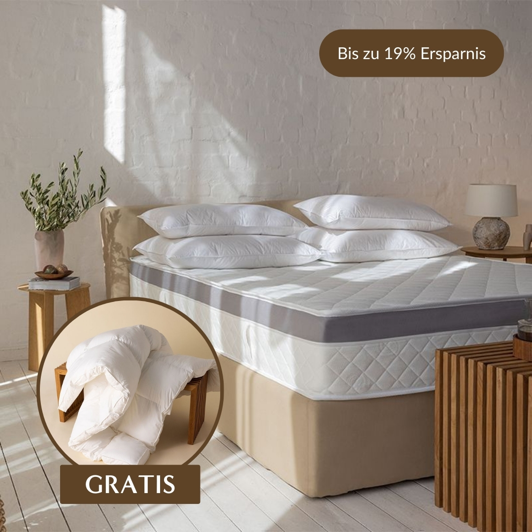 Hanse Premium Matratze 1000+ und Excellence Topper Federfrei